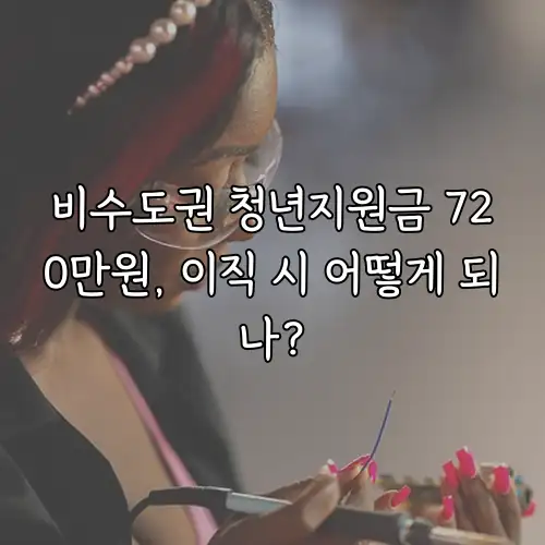 비수도권 청년지원금 720만원, 이직 시 어떻게 되나?