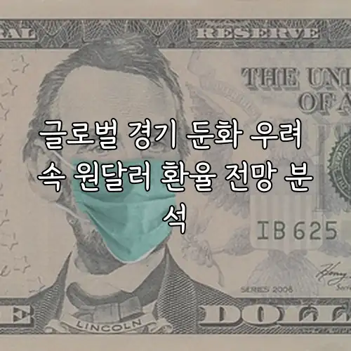 글로벌 경기 둔화 우려 속 원달러 환율 전망 분석